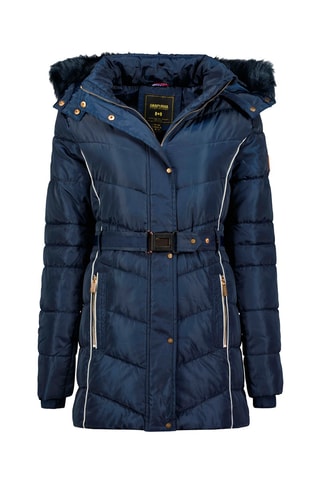 Anorak largo con capucha Beckana - Azul marino