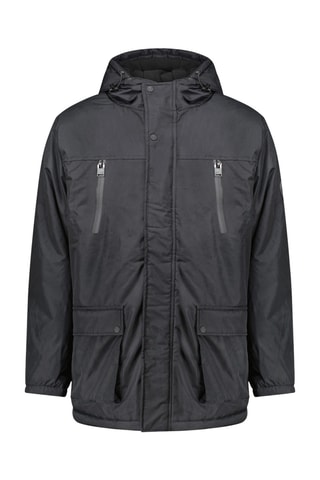 Parka con capucha Barakana - Negro