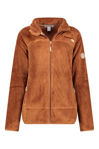 Chaqueta polar - Blanco y marrón