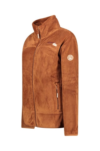 Chaqueta polar - Blanco y marrón