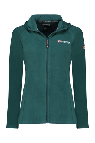 Chaqueta polar con capucha Tugoodana - Blanco, rojo y verde