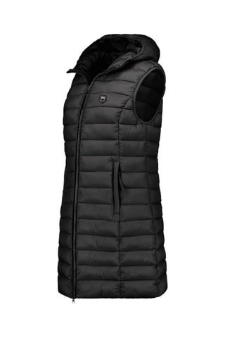 Chaleco largo Vamitalana - Negro