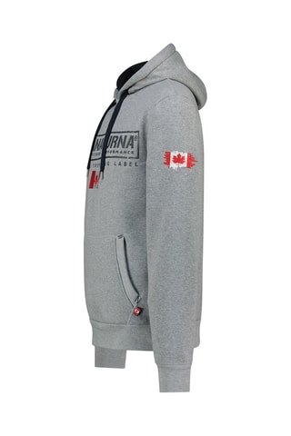 Sudadera con capucha Gasicana - Gris jaspeado