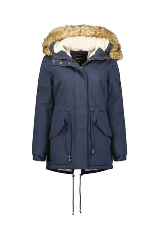 Parka con capucha Ampuriana - Azul marino