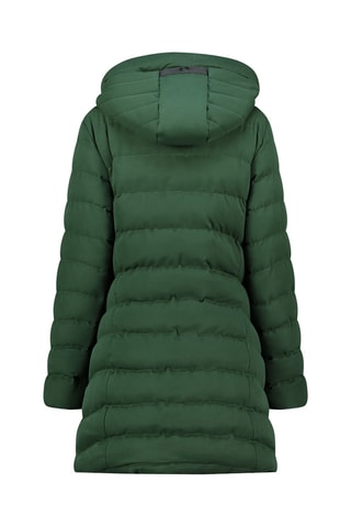 Anorak largo con capucha Clarisana - Verde oscuro
