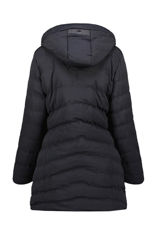 Anorak largo con capucha Clarisana - Negro