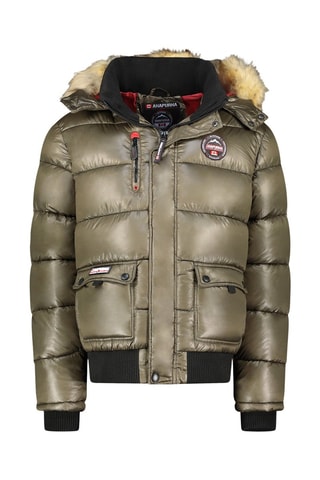 Anorak con capucha Bugsana - Blanco, rojo y verde