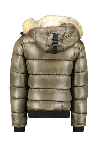 Anorak con capucha Bugsana - Blanco, rojo y verde