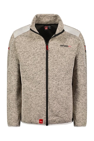 Chaqueta polar Turbine - Gris, negro y rojo