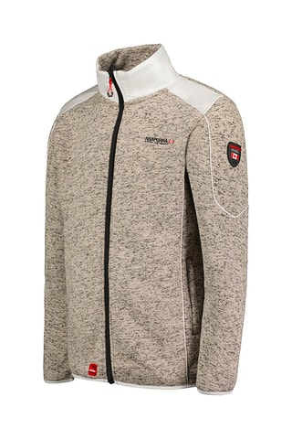 Chaqueta polar Turbine - Gris, negro y rojo