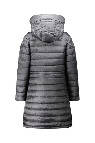 Anorak largo con capucha Batigana - Negro
