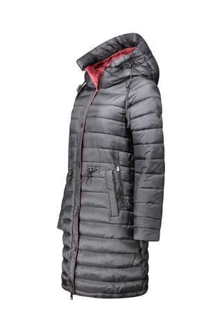 Anorak largo con capucha Batigana - Negro