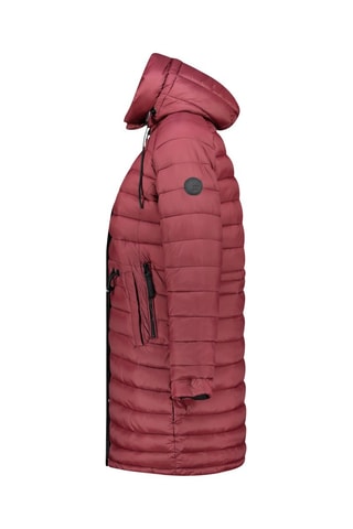 Anorak largo con capucha Batigana - Rojo
