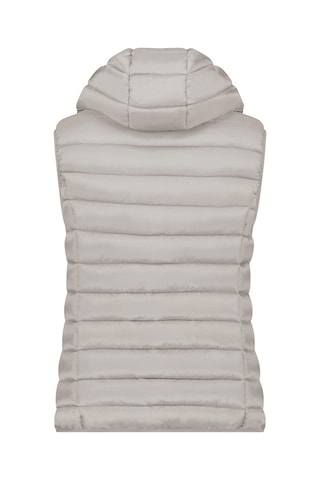 Chaleco acolchado con capucha Vakitalana - Gris