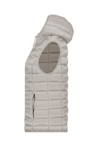 Chaleco acolchado con capucha Vakitalana - Gris