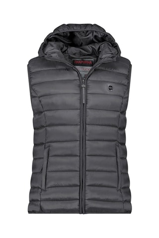 Chaleco acolchado con capucha Vakitalana - Gris