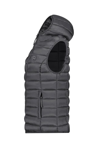 Chaleco acolchado con capucha Vakitalana - Gris