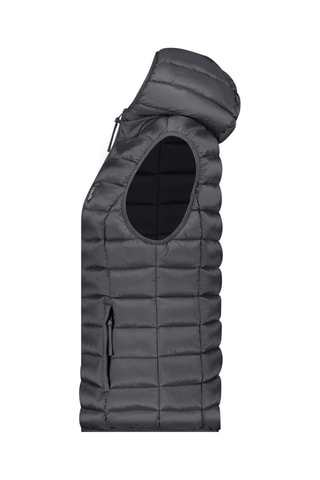 Chaleco acolchado con capucha Vakitalana - Gris