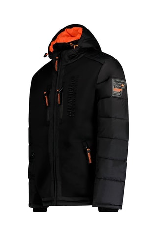 Anorak con capucha Beachana  - Negro