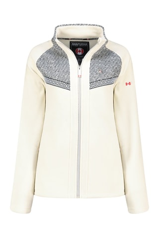 Chaqueta polar Urithana - Beige, blanco y negro