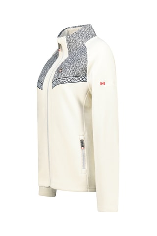 Chaqueta polar Urithana - Beige, blanco y negro
