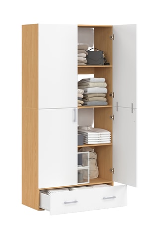 Armario de 2 puertas - 79 x 35 x 165 cm