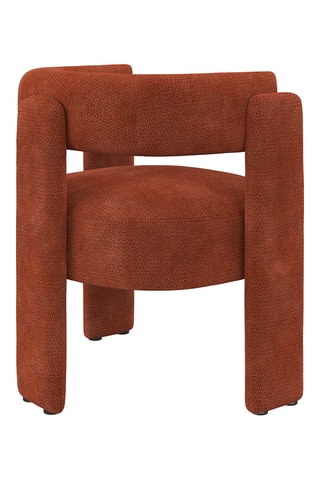 Sillón Georges - Rojo teja - De poliéster