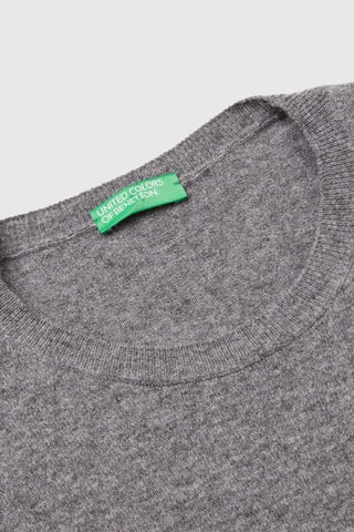 Jersey de lana virgen - Gris oscuro jaspeado