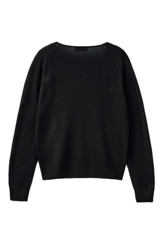 Jersey de lana virgen - Negro