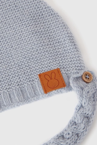 Gorro con orejas de lana y cachemir - Celeste