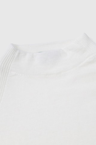 Jersey fino de lana y cachemir - Blanco