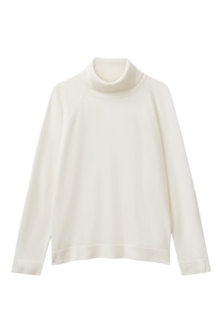 Jersey de lana y cachemir - Blanco