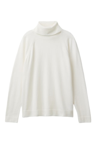 Jersey de lana y cachemir - Blanco