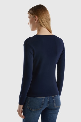 Top - Azul marino