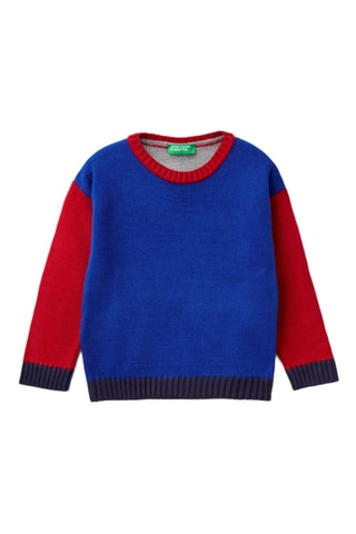 Jersey - Azul eléctrico y rojo