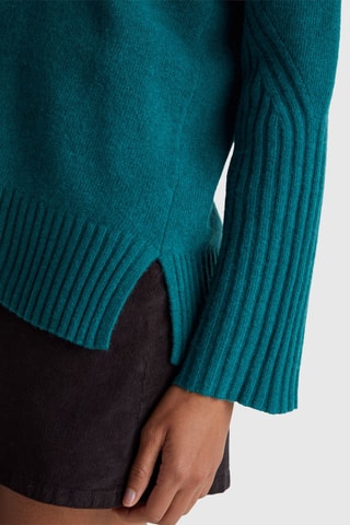 Jersey de lana - Verde oscuro