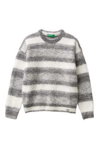 Jersey - Blanco y gris oscuro