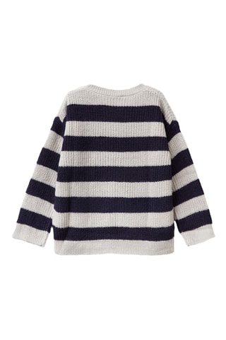 Jersey - Blanco y azul marino