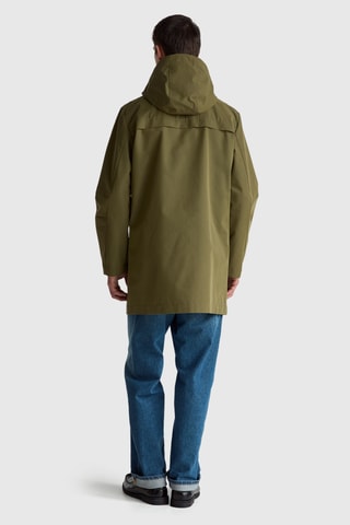 Parka con capucha - Caqui