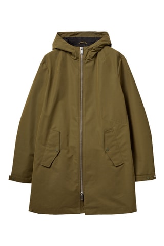 Parka con capucha - Caqui
