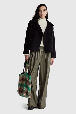 Chaqueta de lana - Negro