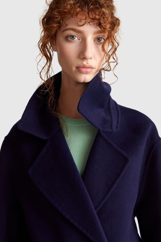 Chaqueta de lana - Azul marino