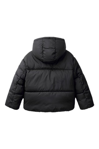 Anorak con capucha - Negro