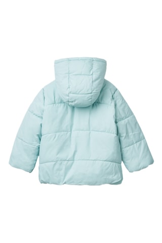 Anorak con capucha - Verde agua