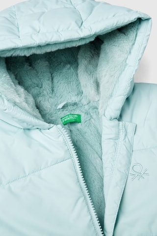 Anorak con capucha - Verde agua