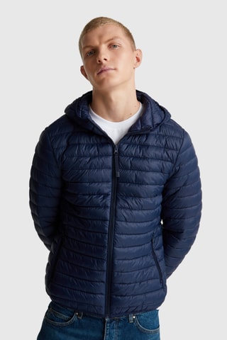 Anorak con capucha - Azul marino