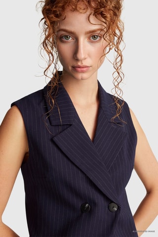Chaleco de traje - Azul marino