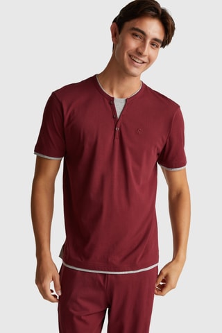 Camiseta de pijama - Rojo