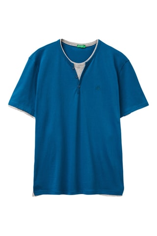 Camiseta de pijama - Azul petróleo