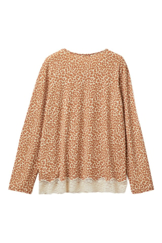 Camiseta de pijama - Marrón